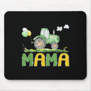 Funny Mama Birthday Boy Tractor Farm Truck Matchin Mouse Mat