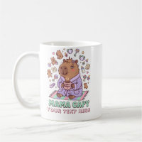 Funny Mama Capy Mother's Day Tired Mom Gift