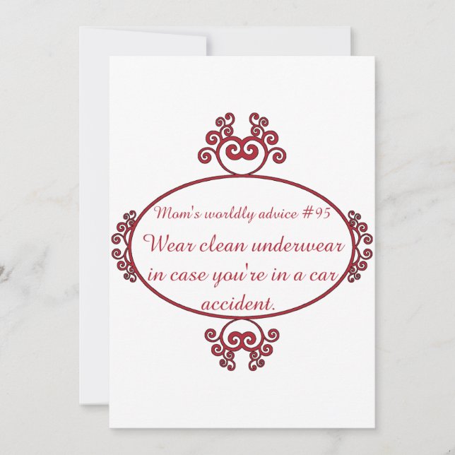 Funny Mama quotes on t-shirts & gifts for her. Invitation (Front)