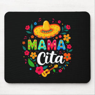 Funny Mamacita Cinco De Mayo Flower Mexican Mama P Mouse Mat