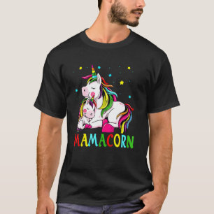 Funny Mamacorn Unicorn Autism Costume Mum Mother's T-Shirt