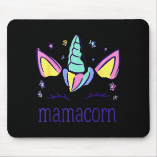Funny Mamacorn Unicorn Costume Mom Mother's Day Mouse Mat