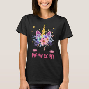 Funny Mamacorn Unicorn Costume Mum Mother's Day 21 T-Shirt