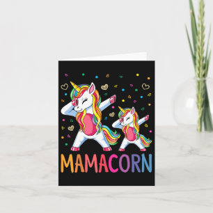 Funny Mamacorn Unicorn Costume Mum Mother's Day  Card