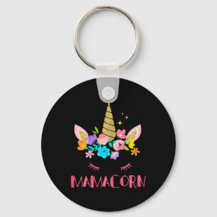 Funny Mamacorn Unicorn Costume Mum Mother's Day Key Ring