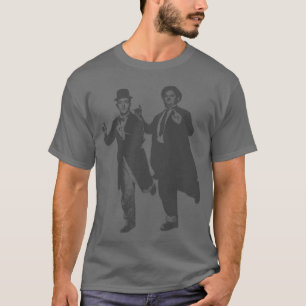 Funny man Laurel and Hardy retro T-Shirt