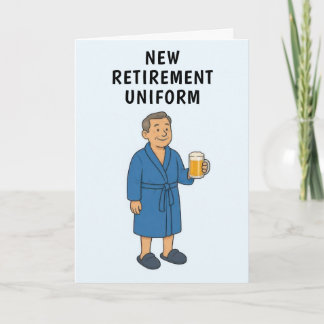 Funny Man Retirement Card