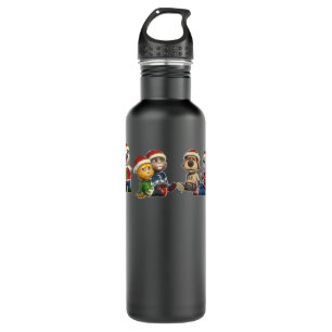 Funny Man Talking Tom And Friends In Holiday Chris 710 Ml Water Bottle