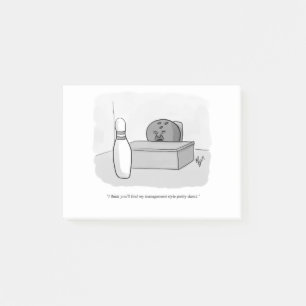 Funny Management and Leadership Cartoon Humour Post-it Notes