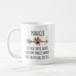 Funny Manager New Future Boss Gift Idea Coffee Mug