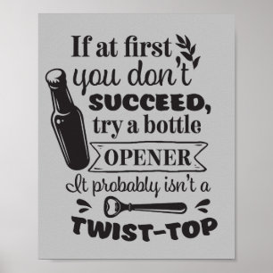 Funny Mancave word art Poster