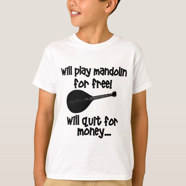 funny mandolin T-Shirt (Front)