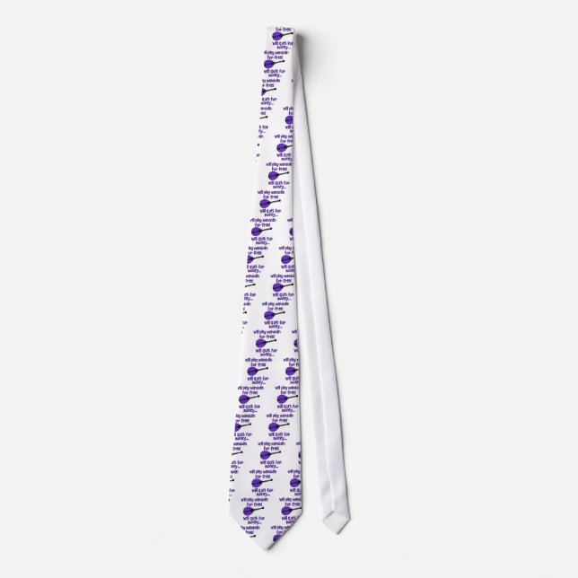 funny mandolin tie (Front)