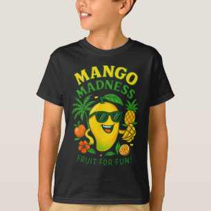 Funny Mango Fruit Mangoes Summer Vacation For Kids T-Shirt