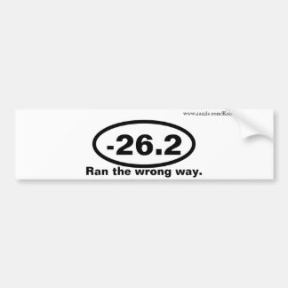 Funny Marathon Bumper Sticker