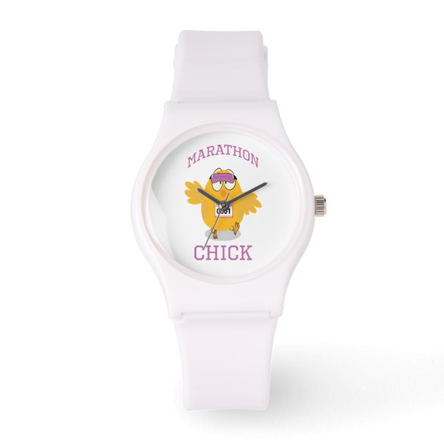 Funny Marathon Chick Watch (Front)