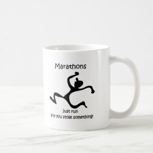 Funny marathon coffee mug