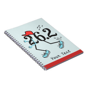 Funny Marathon Runner 26.2 - Gifts for Runners Notebook