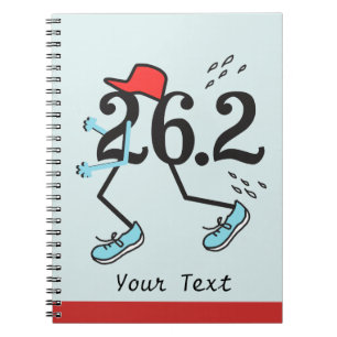 Funny Marathon Runner 26.2 - Gifts for Runners Notebook