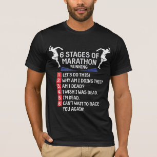 Funny Marathon Running Humor Runner Marathoner T-Shirt