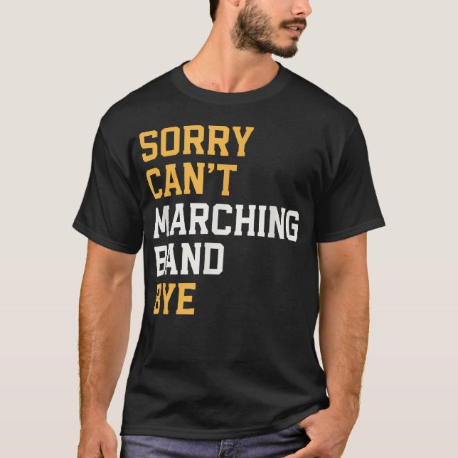 Funny Marching Band T-Shirt (Front)