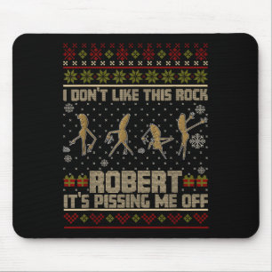 Funny Marcus The Worm I Don't Like This Rock Ugly  Mouse Mat