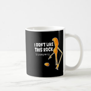 Funny Marcus The Worm Meme I Don't Like This Rock  Coffee Mug