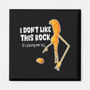 Funny Marcus The Worm Meme I Don't Like This Rock Magnet