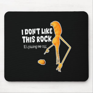Funny Marcus The Worm Meme I Don't Like This Rock Mouse Mat