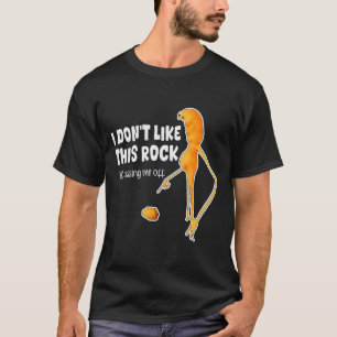 Funny Marcus The Worm Meme I Don't Like This Rock  T-Shirt