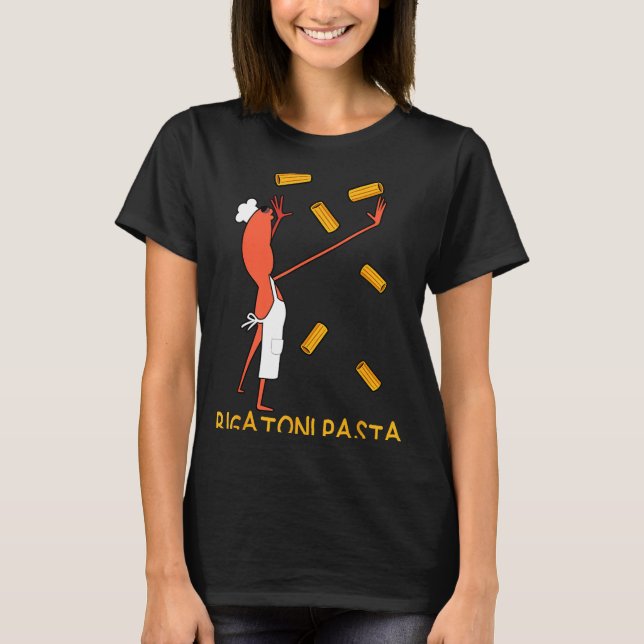 Funny Marcus The Worm Rigatoni Pasta  T-Shirt (Front)