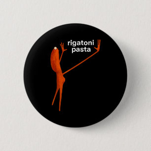 Funny Marcus The Worm Rigatoni Pasta Viral Meme 6 Cm Round Badge