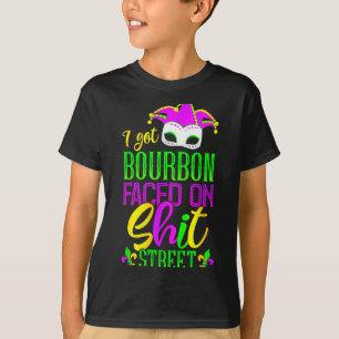 Funny Mardi Gras Bourbon Street , New Orleans Drin T-Shirt