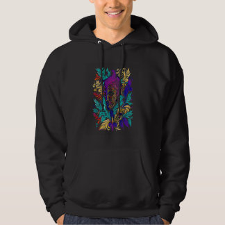Funny Mardi Gras Carnival parade with beads party  Hoodie