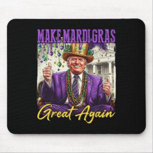 Funny Mardi Gras Donald Trump Mardi Gras American  Mouse Mat