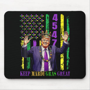 Funny Mardi Gras Donald Trump Mardi Gras American Mouse Mat