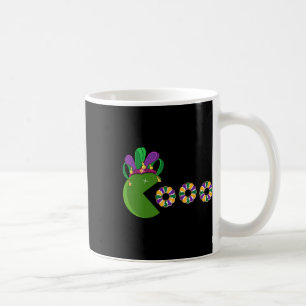 Funny Mardi Gras Hat Eating King Cakes - Mardi Gra Coffee Mug
