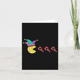 Funny Mardi Gras Men Boys Teens Kids Crawfish Gami Card