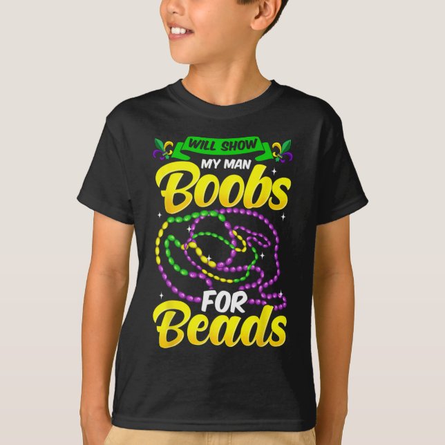 Funny Mardi Gras Shirt For Men  (Front)