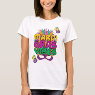 Funny Mardi Gras Women’s T-Shirt Beads