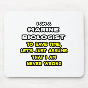 Funny Marine Biologist T-Shirts and Gifts Mouse Mat