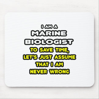 Funny Marine Biologist T-Shirts and Gifts Mouse Mat