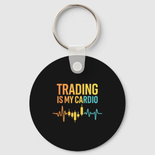 Funny Market For Trader Dad, Trading Quotes Stocks Key Ring