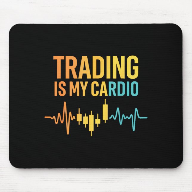 Funny Market For Trader Dad, Trading Quotes Stocks Mouse Mat (Front)