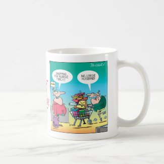 Funny marriage cartoon mug
