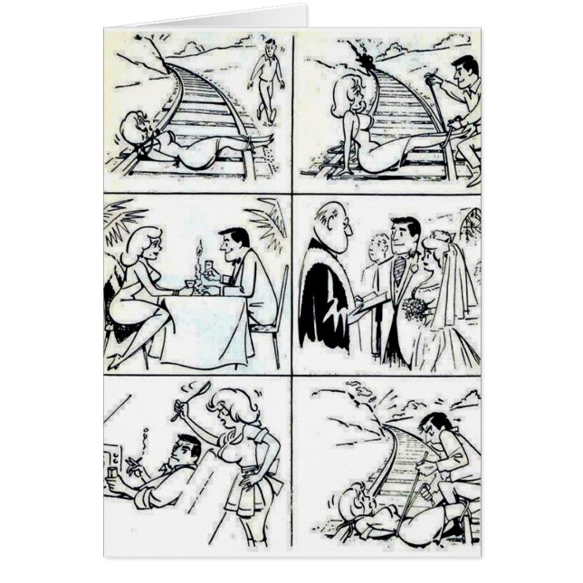 Funny Marriage/Dating Relationship Cycle (Front)