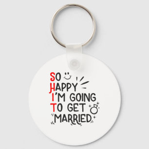 Funny Marriage Gift Hilarious Groom Bride Wedding  Key Ring