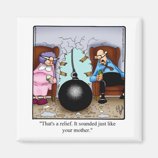 Funny Marriage Humour Magnet For Him (Front)