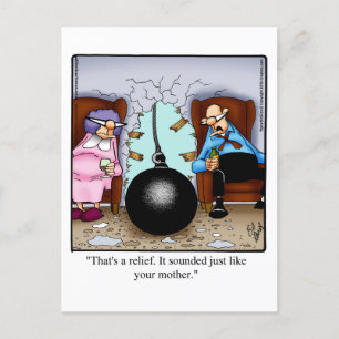 Funny Marriage Humour Postcard