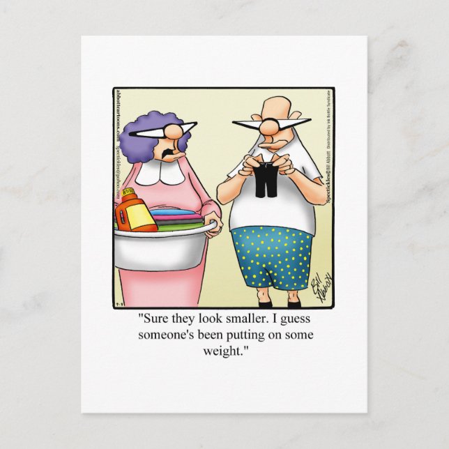 Funny Marriage Humour Postcard (Front)